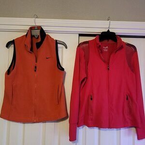 Nike Vest (M)/ kyodan jacket (L)